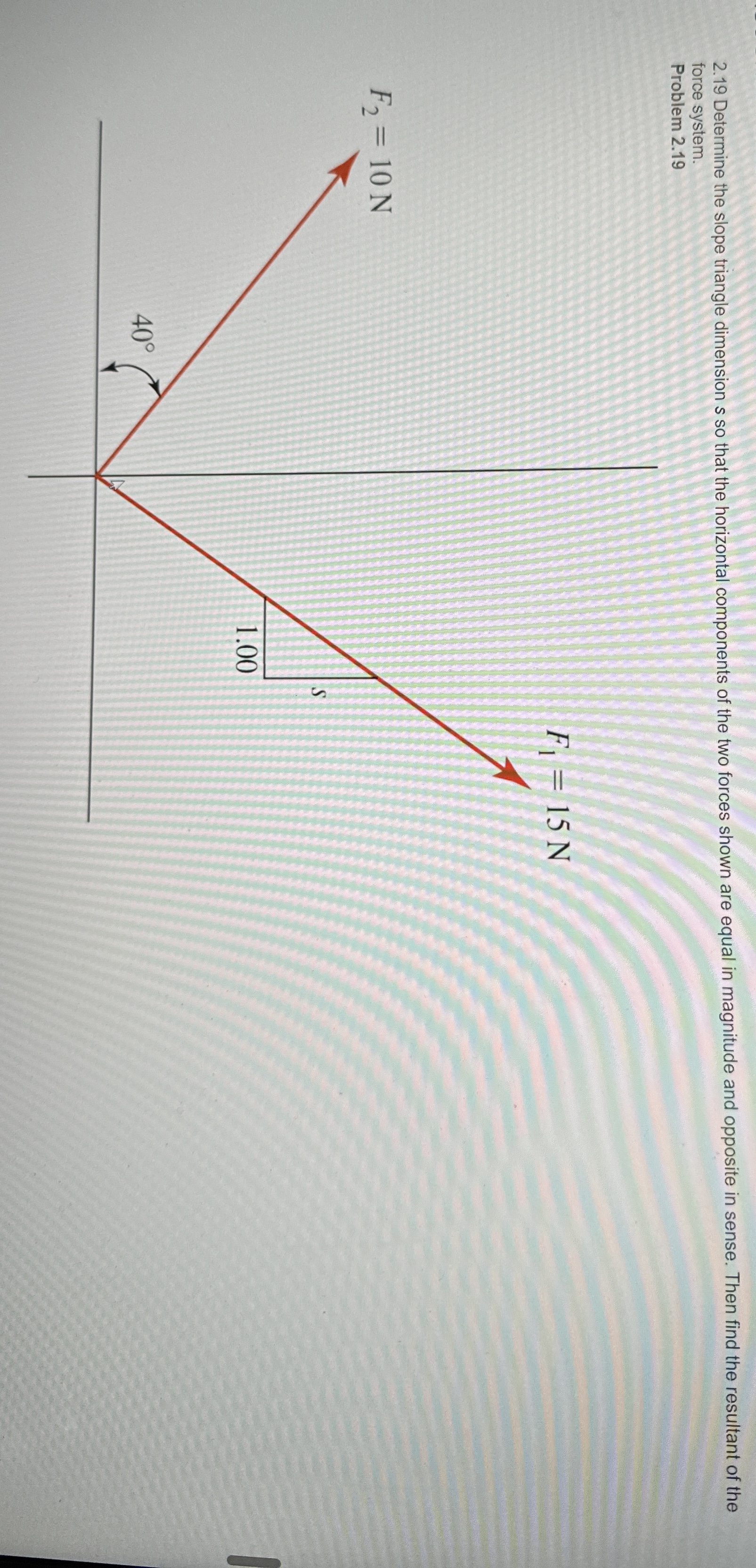 2 . 1 9 Determine the slope triangle dimension s