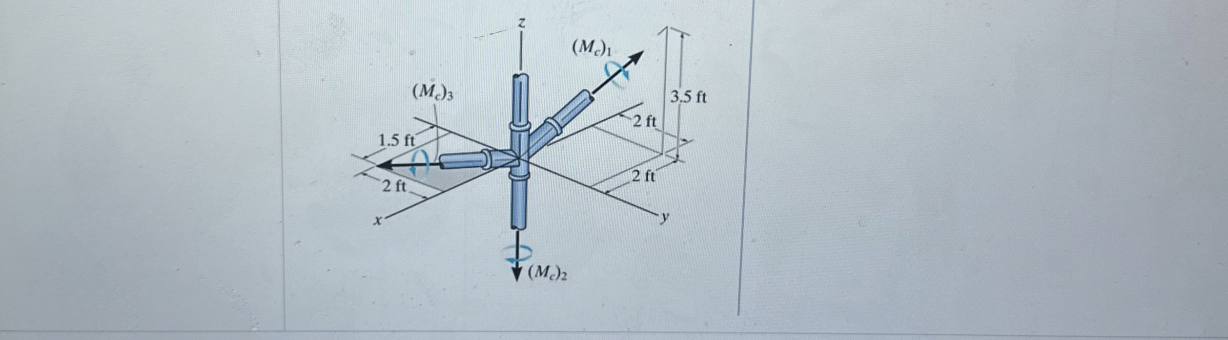 Consider ( Figure 1 ) . Assume ( M c ) 1 = 4 5 0