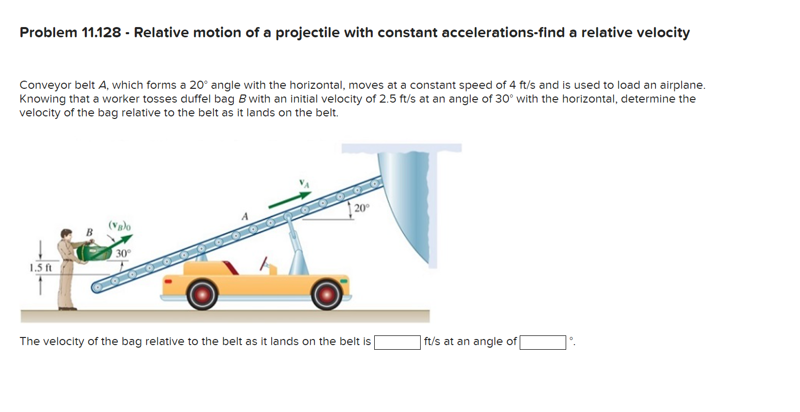 Problem 1 1 . 1 2 8 - Relative motion of a