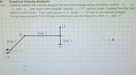 Graphical Velocity Analysis: 1 5 pt Carefully