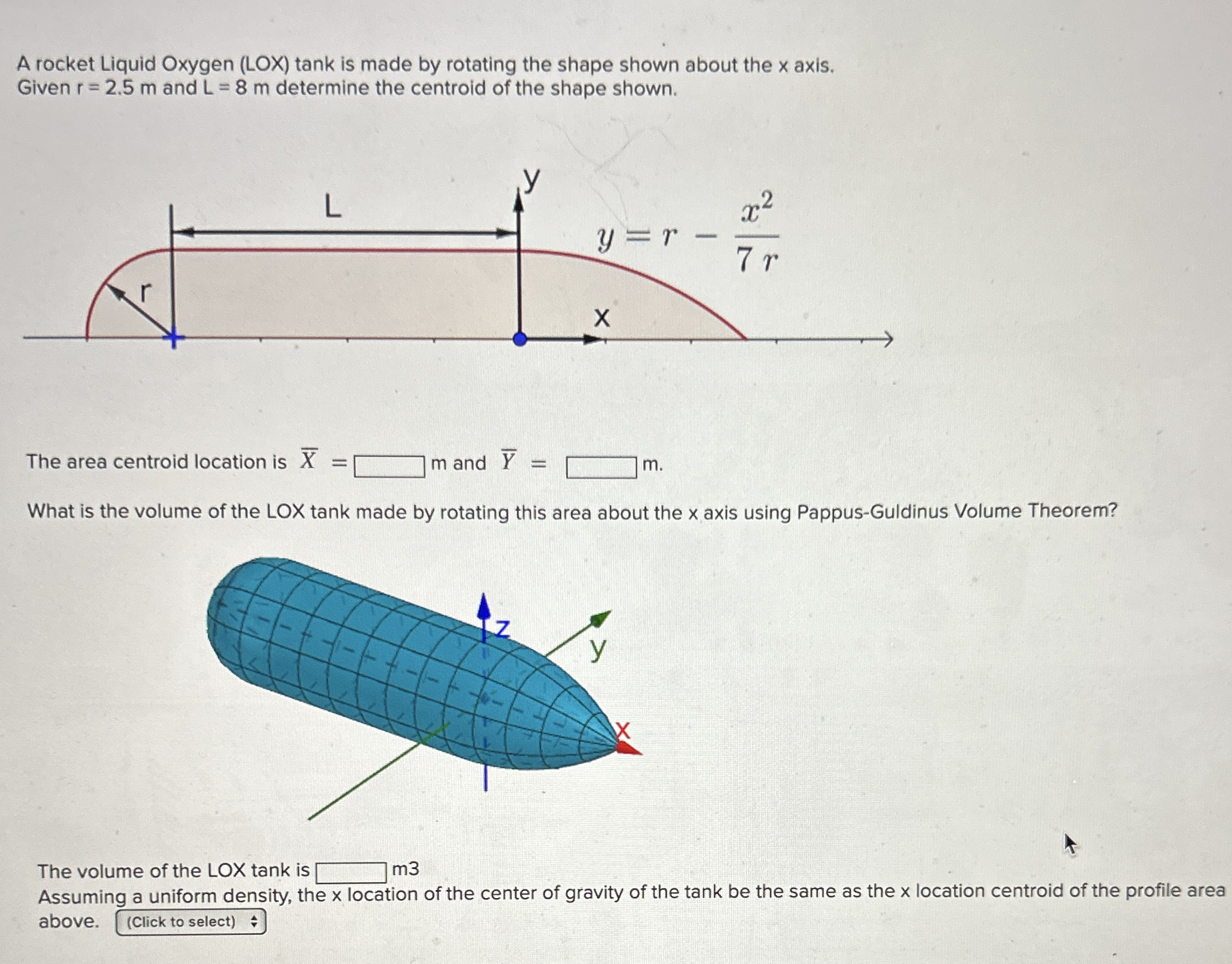 Answer both problems A rocket Liquid Oxygen ( LOX