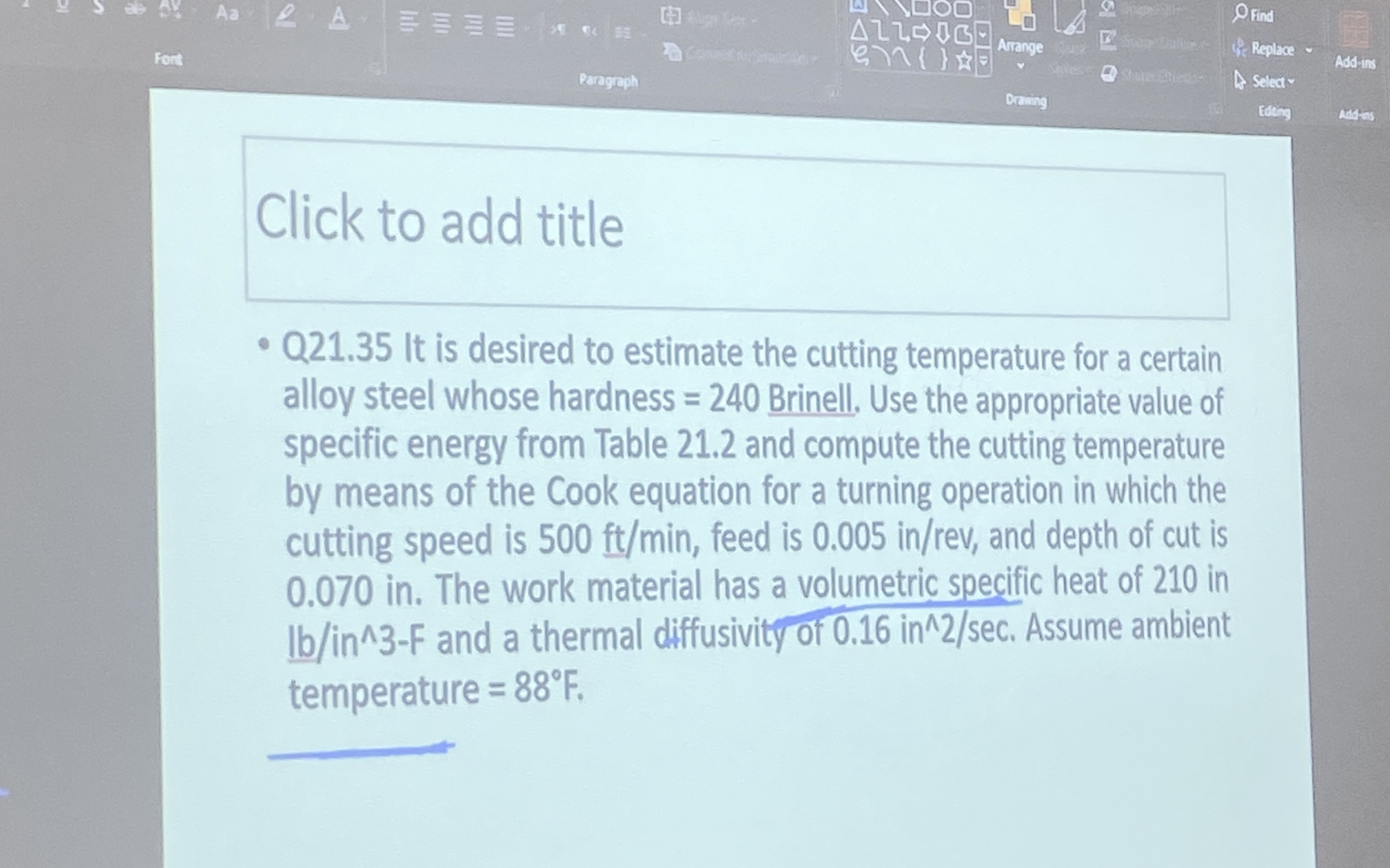 Click to add title Q 2 1 . 3 5 it is desired to