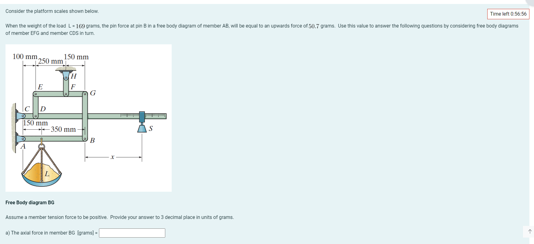 Consider the platform scales shown below. of