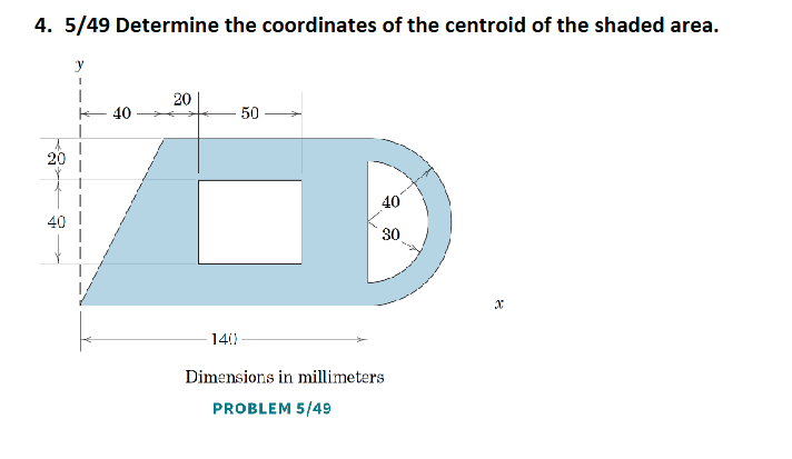 4 . 5 / 4 9 Determine the coordinates of the