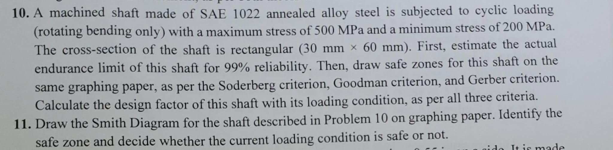 A machined shaft made of SAE 1 0 2 2 annealed