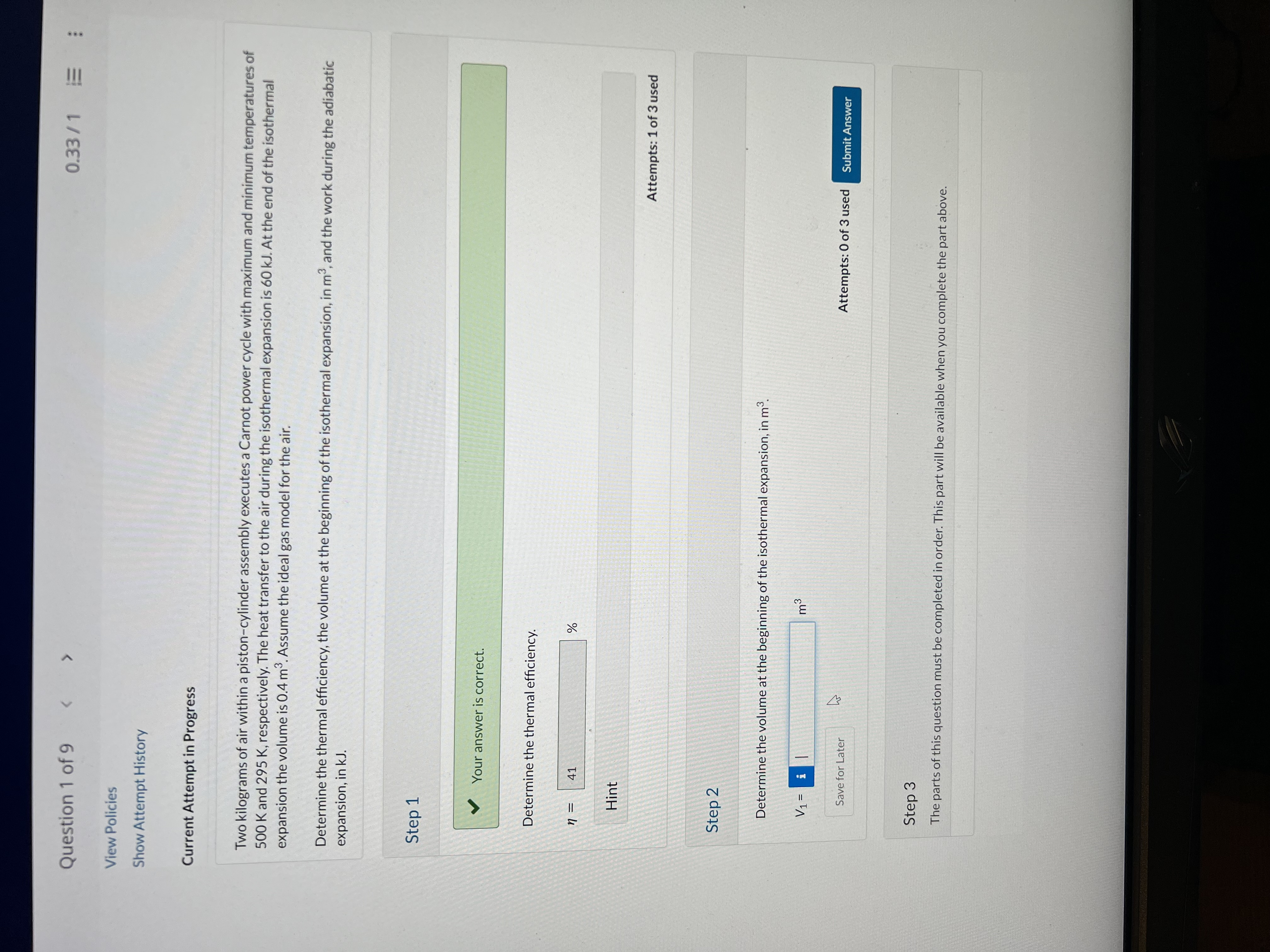 Show Attempt History Current Attempt in Progress