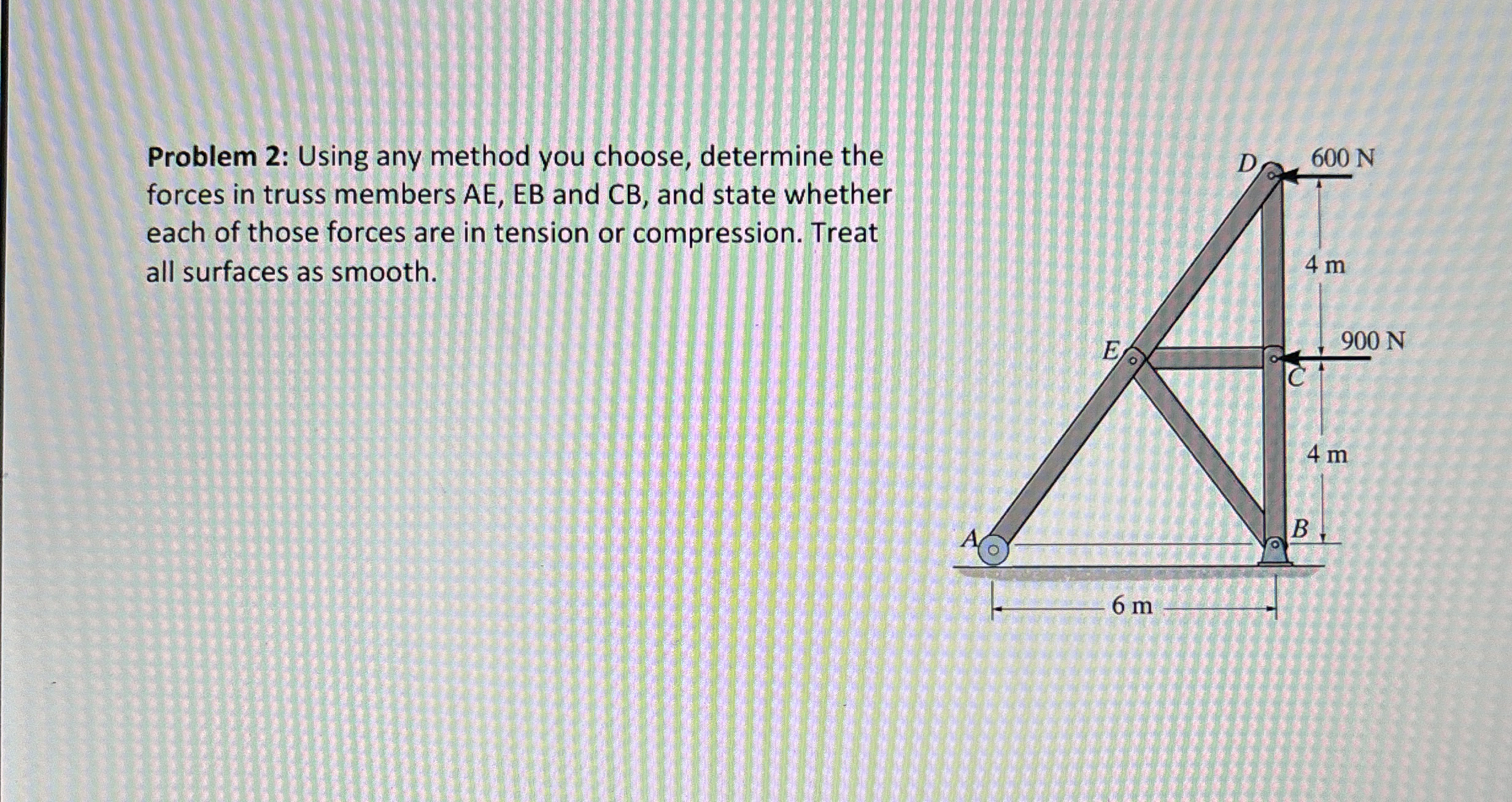 Problem 2 : Using any method you choose,