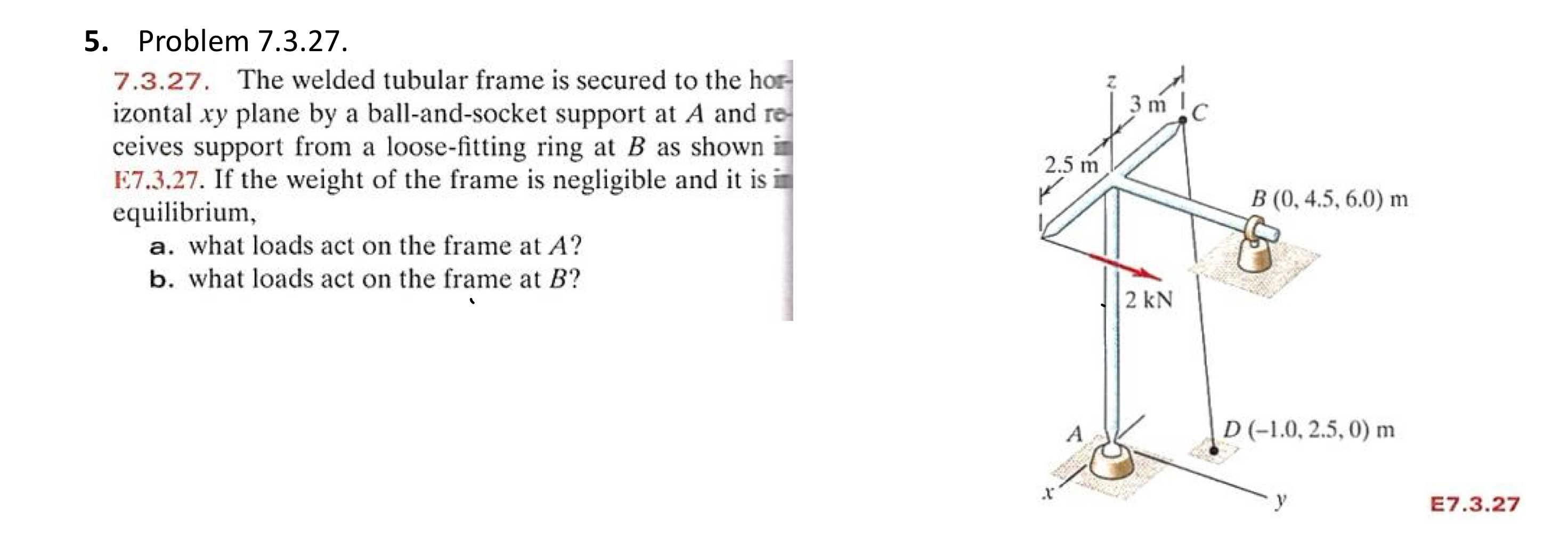 Problem 7 . 3 . 2 7 . 7 . 3 . 2 7 . The welded