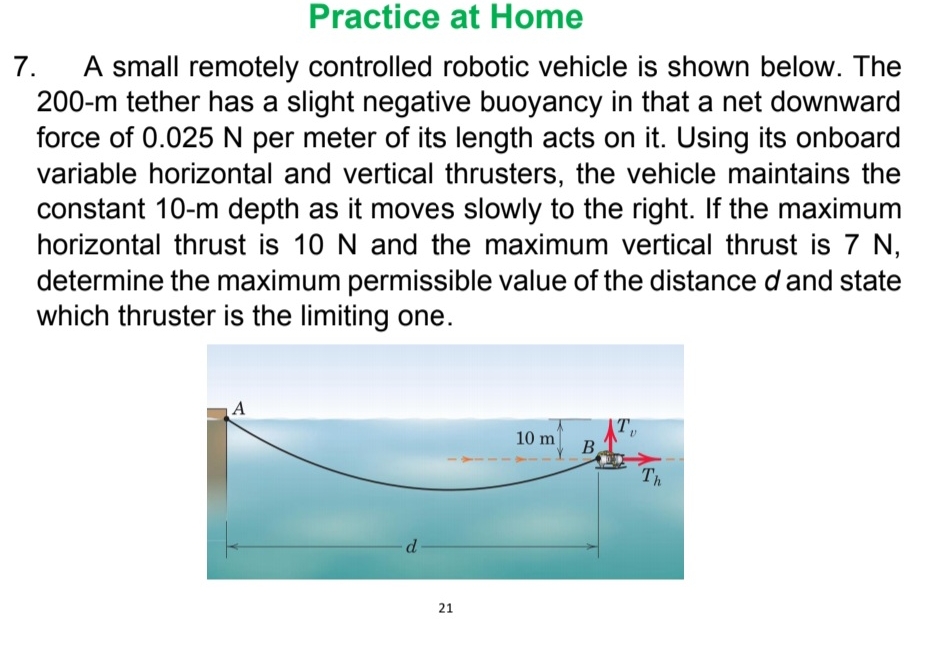 Practice at Home 7 . A small remotely controlled