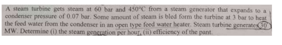 how you find 1 6 1 for h 2 A steam turbine gets