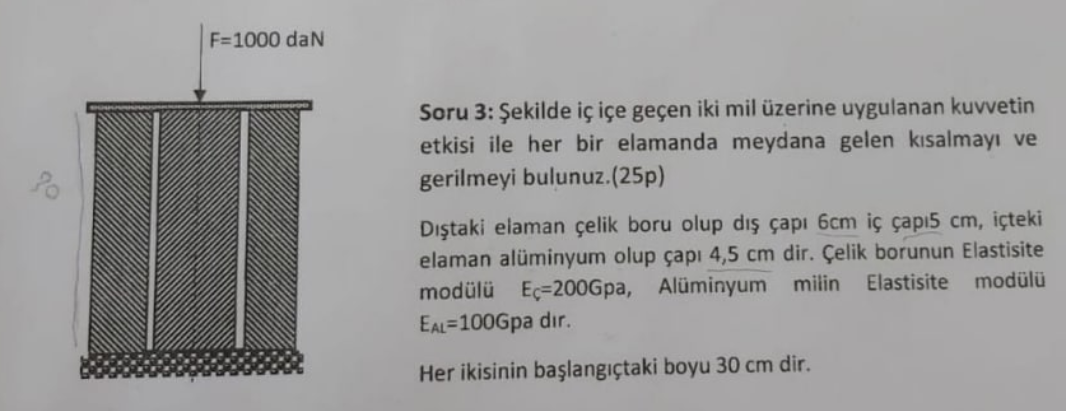 Soru 3 : ekilde i i e ge en iki mil zerine