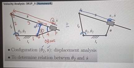 Velocity Analysis: 3 R 1 P _ II ( Homework )