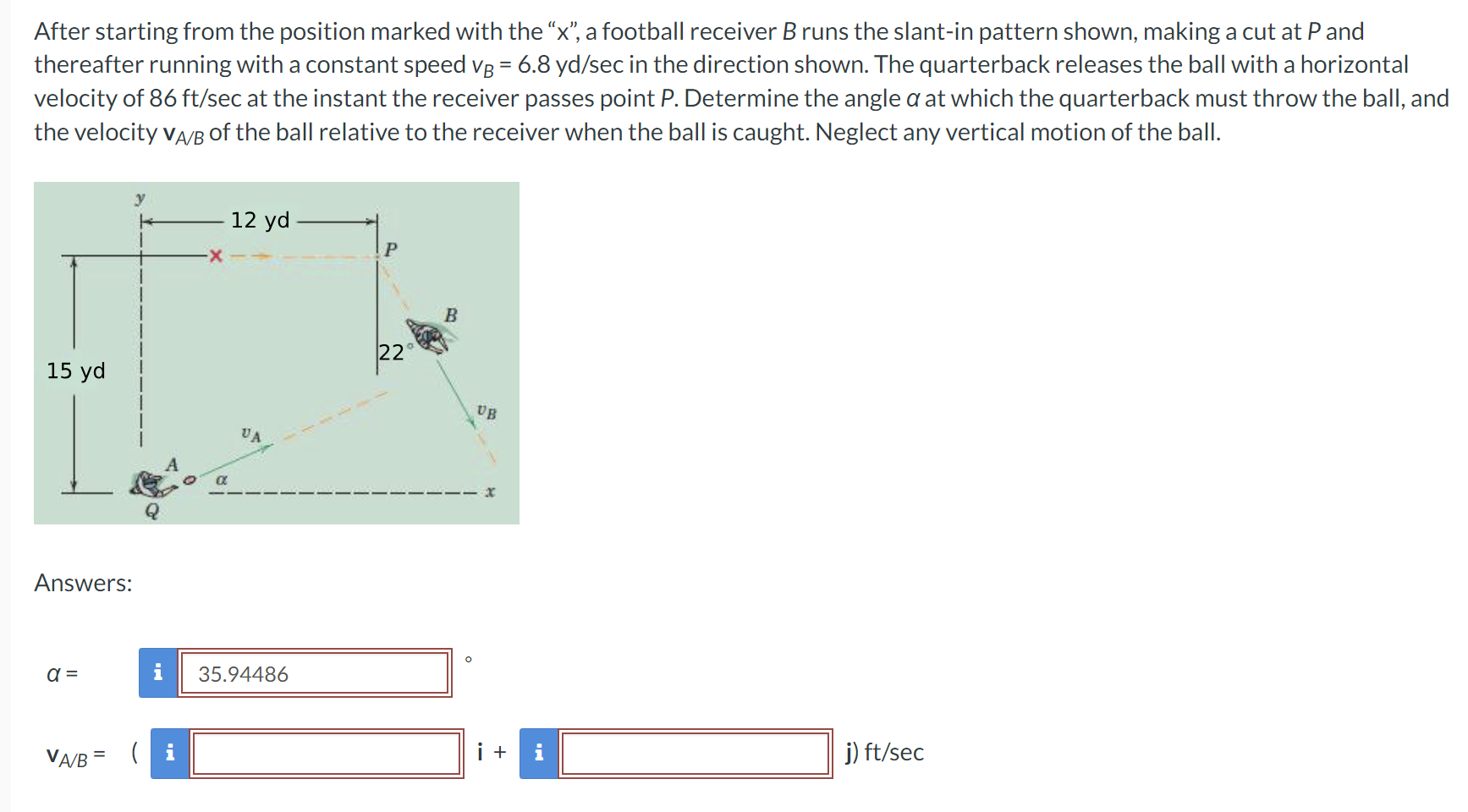 After starting from the position marked with the