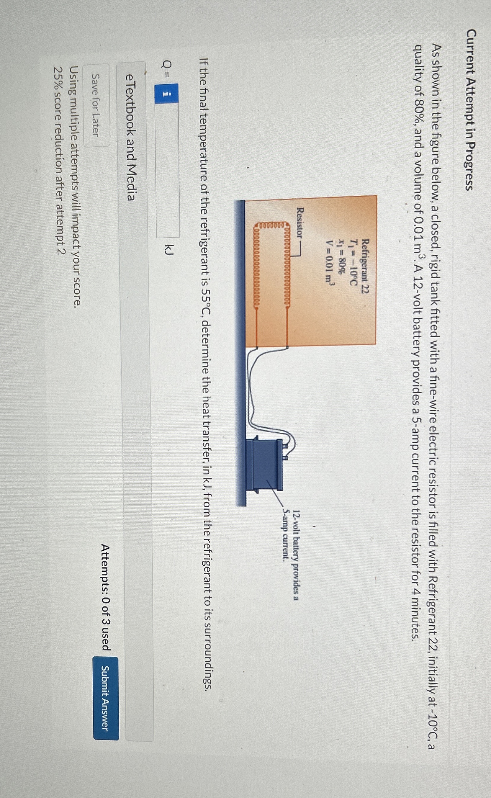 Current Attempt in Progress As shown in the