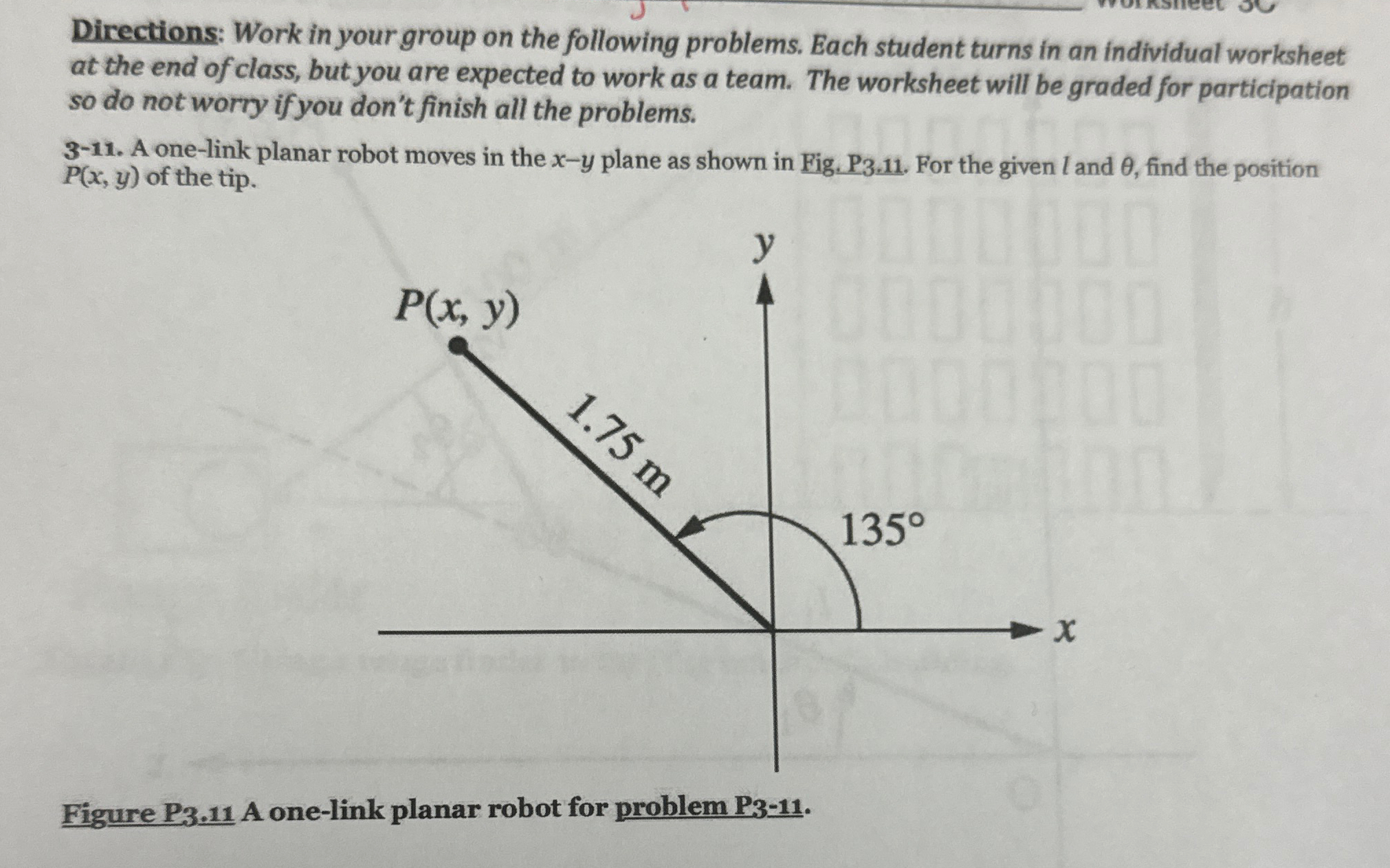 Directions: Work in your group on the following