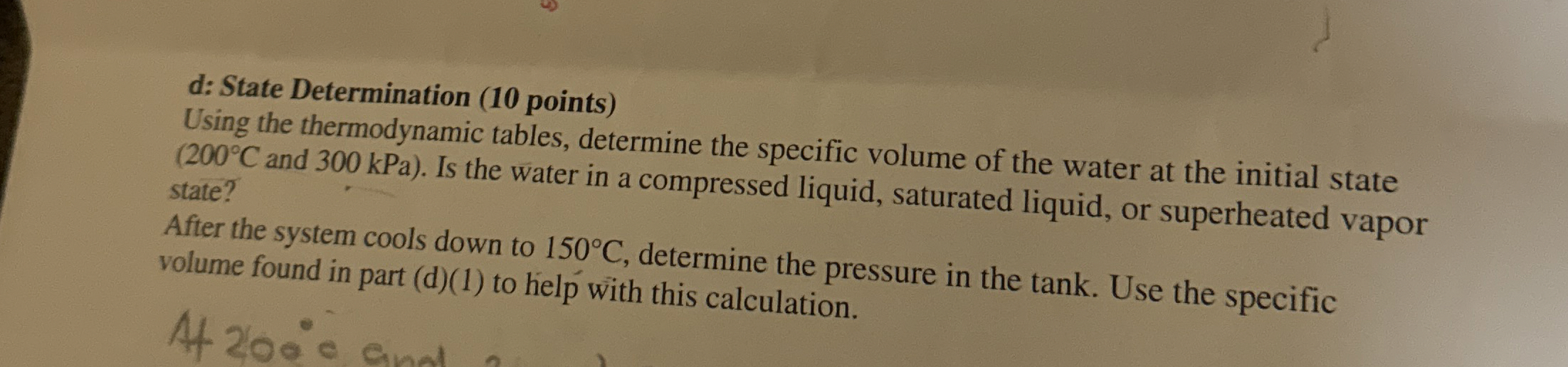 d: State Determination ( 1 0 points ) Using the