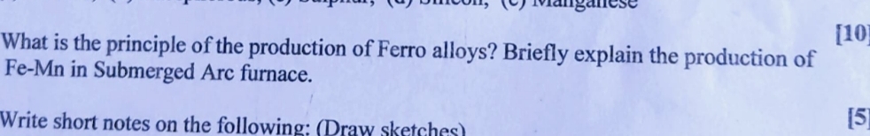 What is the principle of the production of Ferro