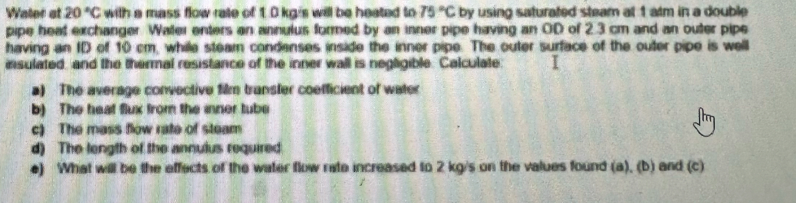 a ) The averige convective them transter