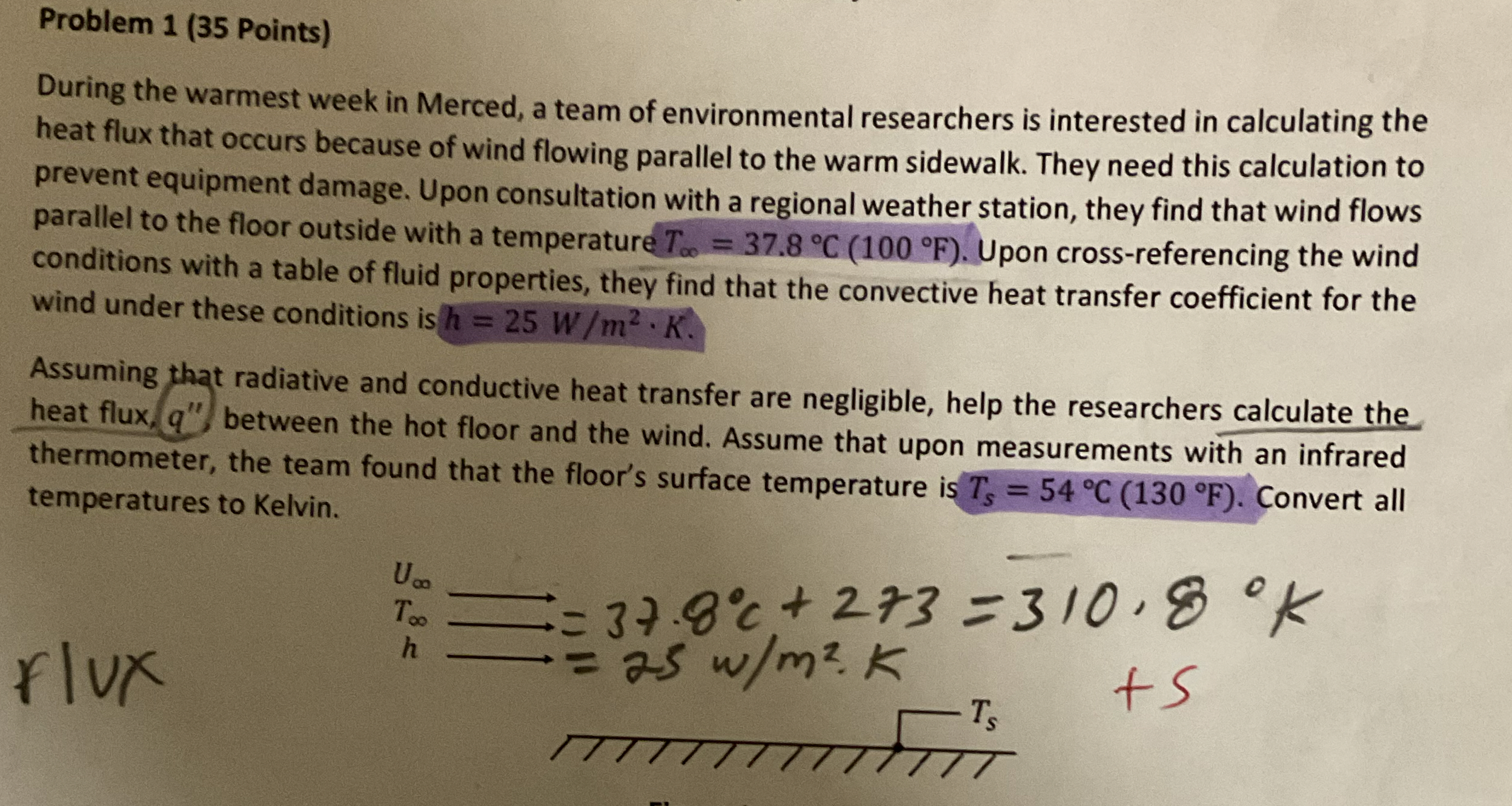 Problem 1 ( 3 5 Points ) During the warmest week
