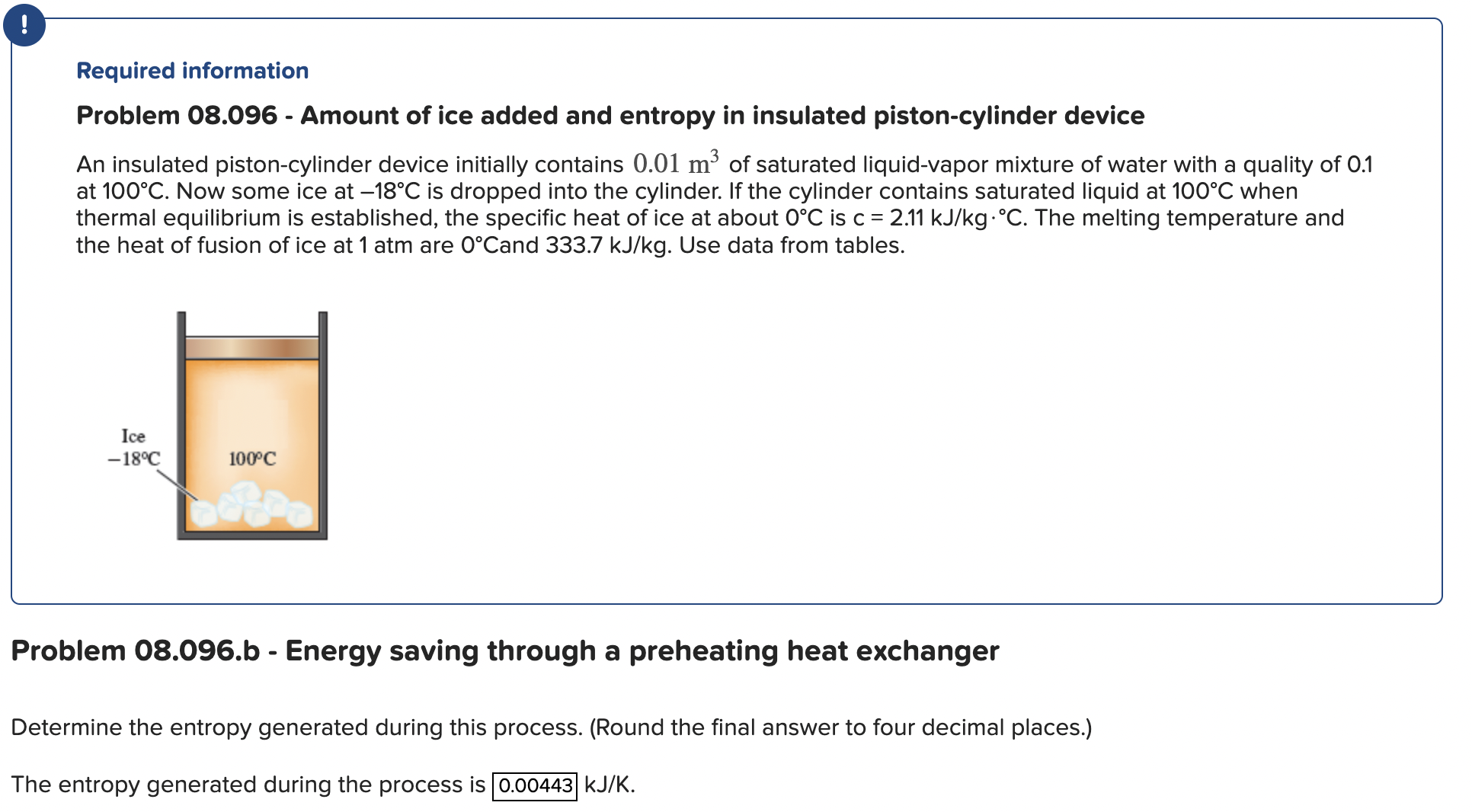 Problem 0 8 . 0 9 6 . b - Energy saving through a
