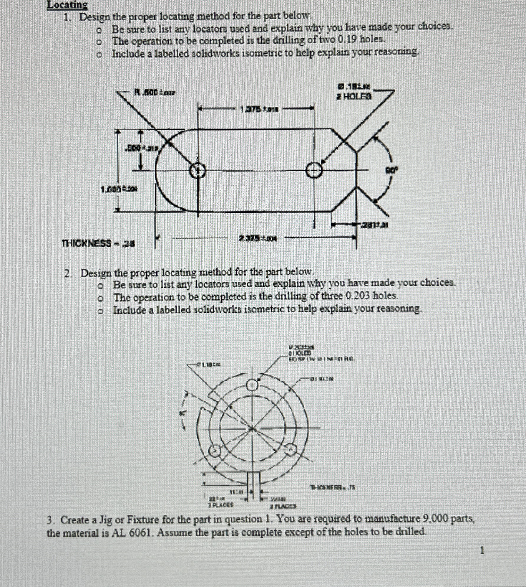 Locating Design the proper locating method for