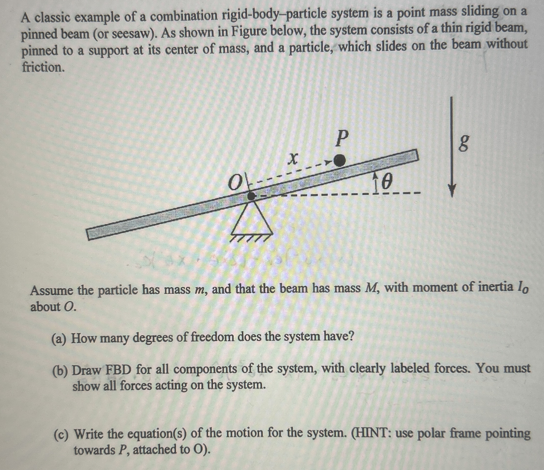 A classic example of a combination rigid - body -