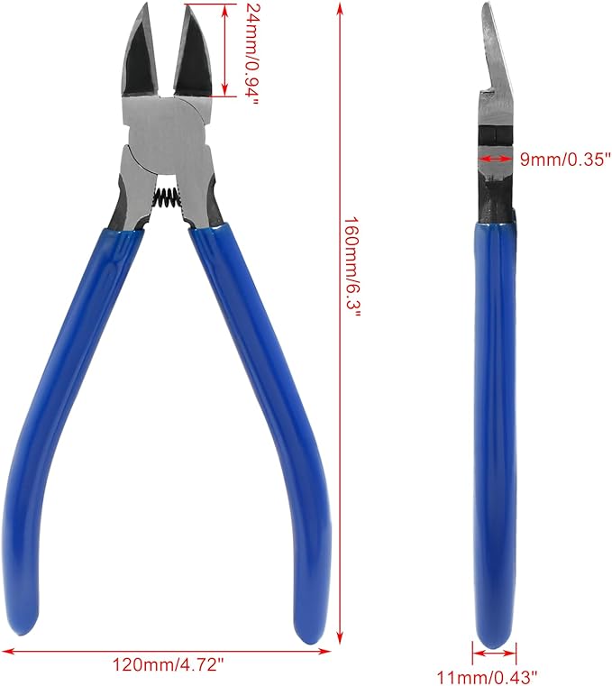 Draw Free body diagrams of wire cutters with