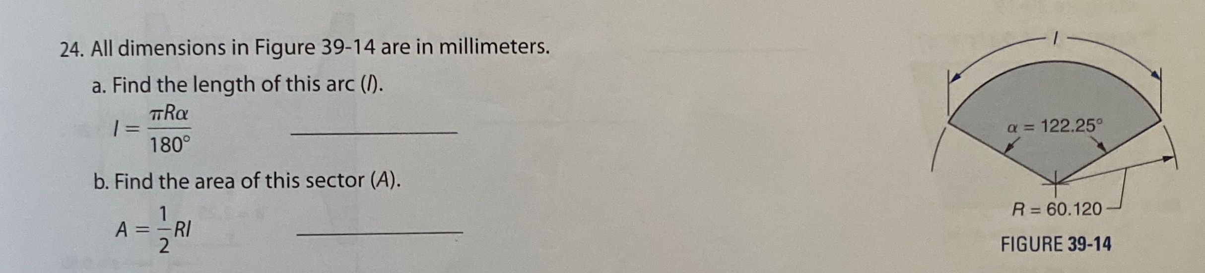How to solve All dimensions in Figure 3 9 - 1 4