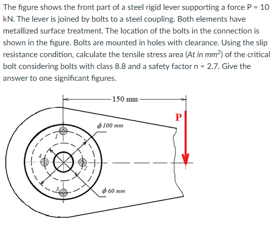 The figure shows the front part of a steel rigid