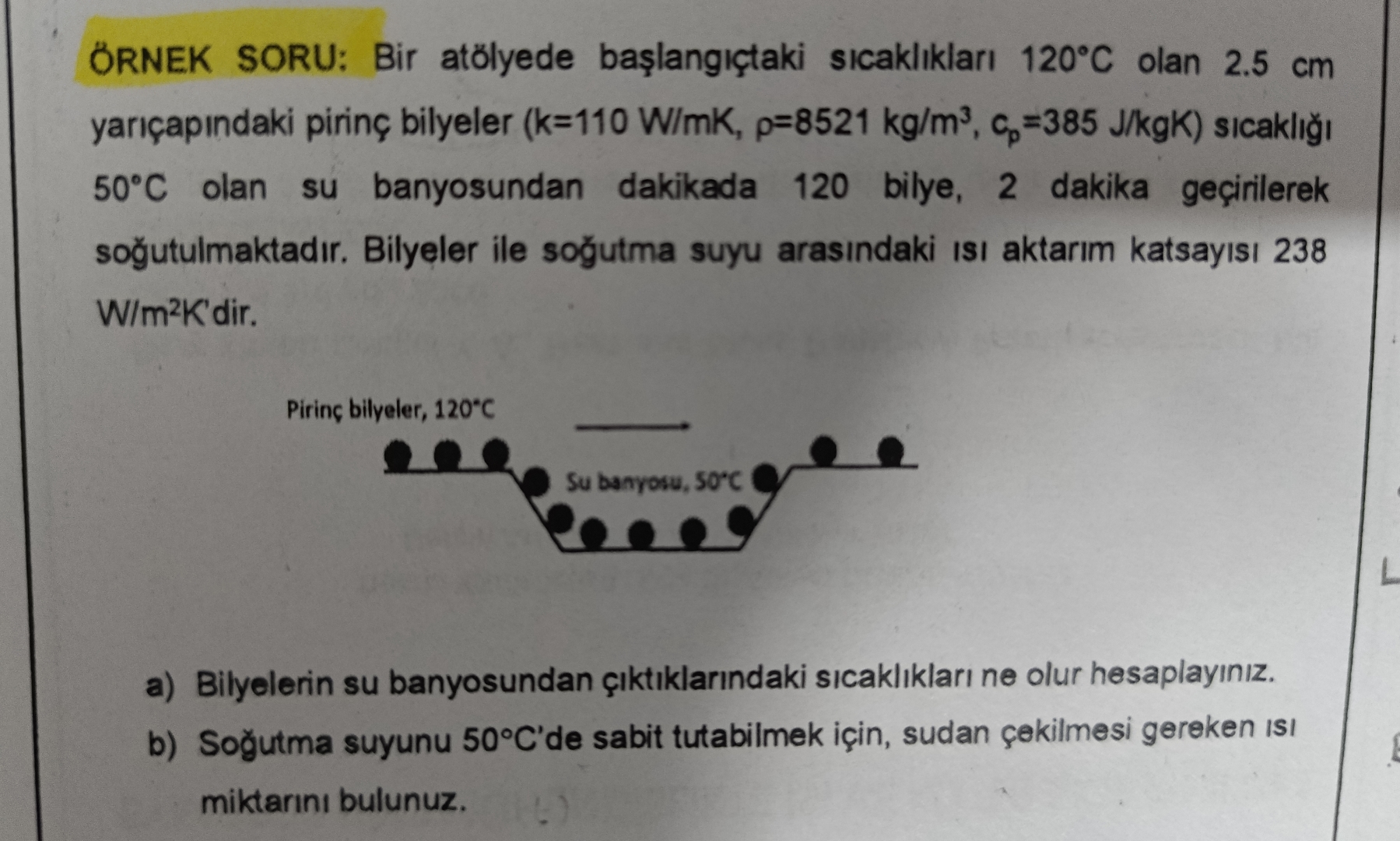 In a manufacturing facility, brass balls with a