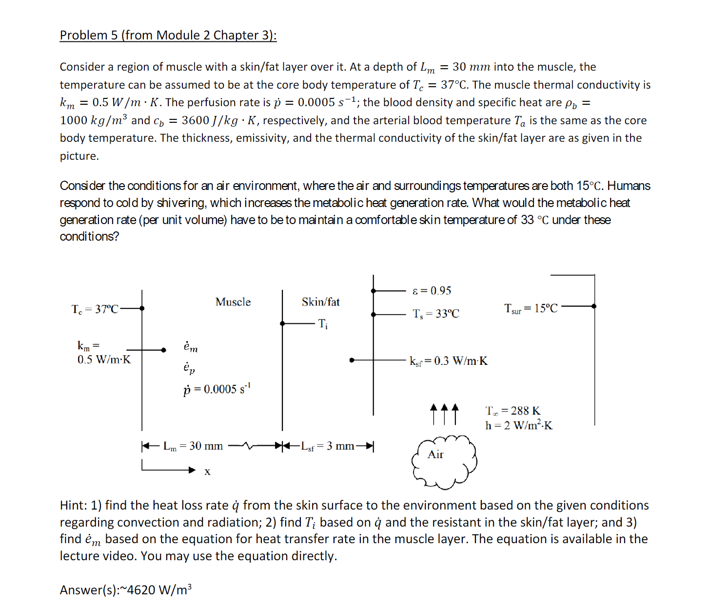 Problem 5 ( from Module 2 Chapter 3 ) : THE