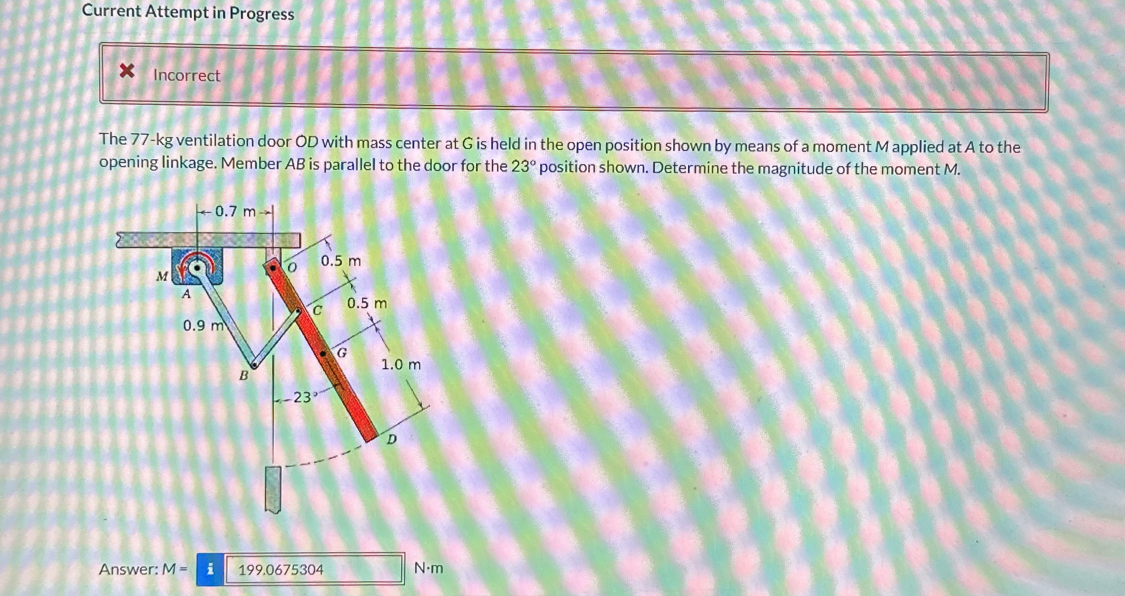 Current Attempt in Progress Incorrect The 7 7 - k