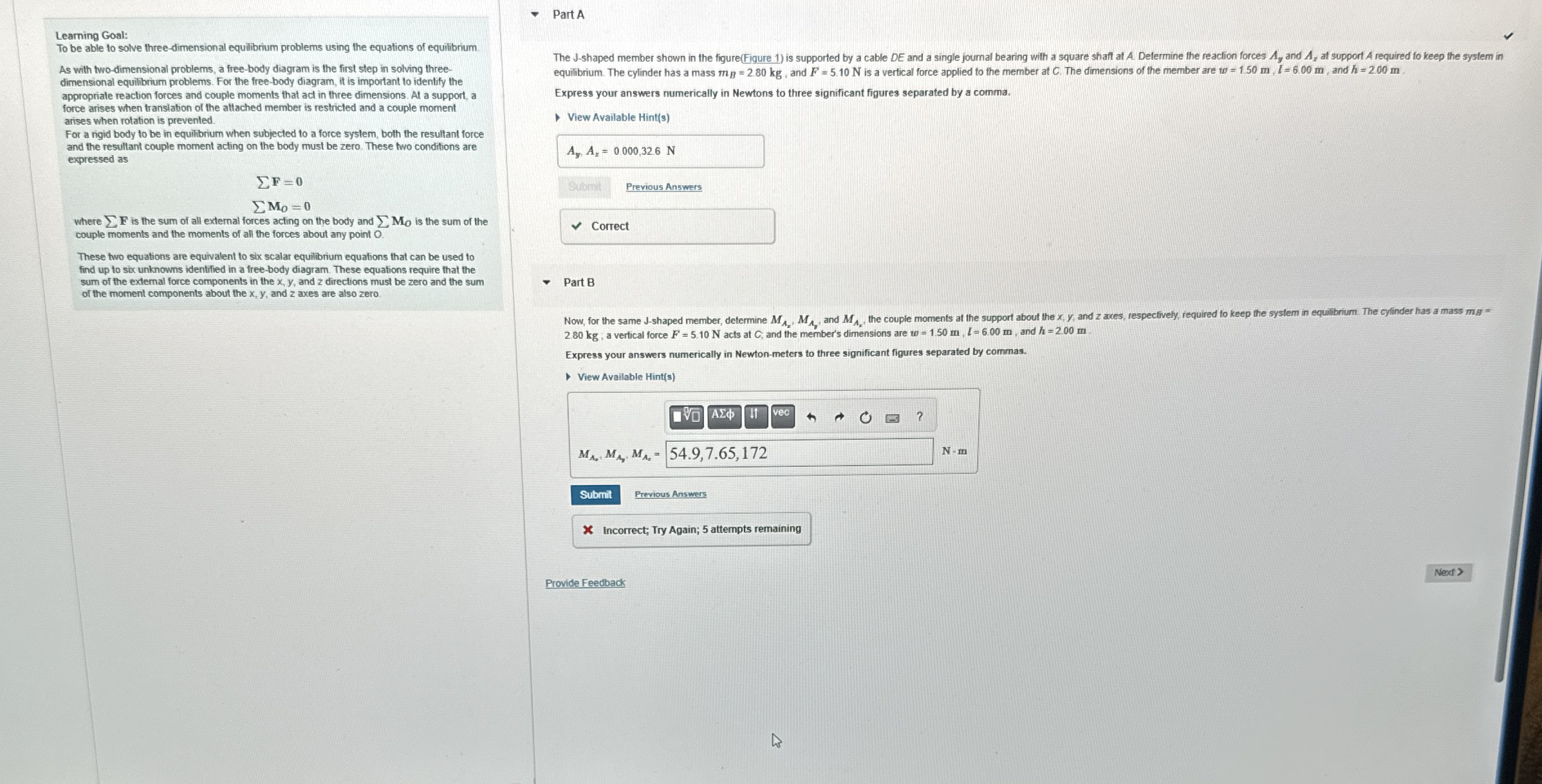 Learning Goal: To be able to solve three -