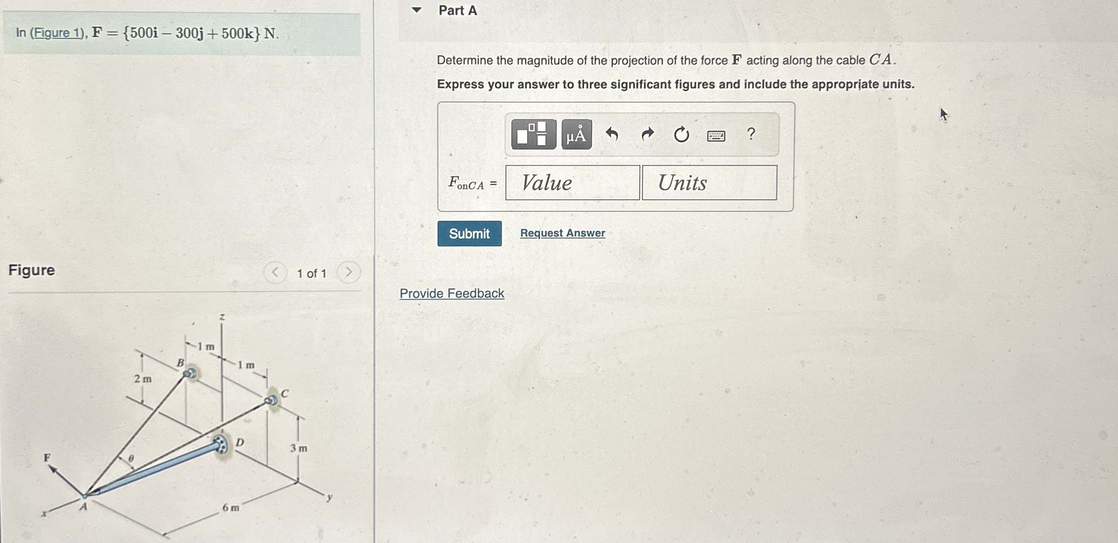 Part A l n ( Figure 1 ) , F = { 5 0 0 i - 3 0 0 j