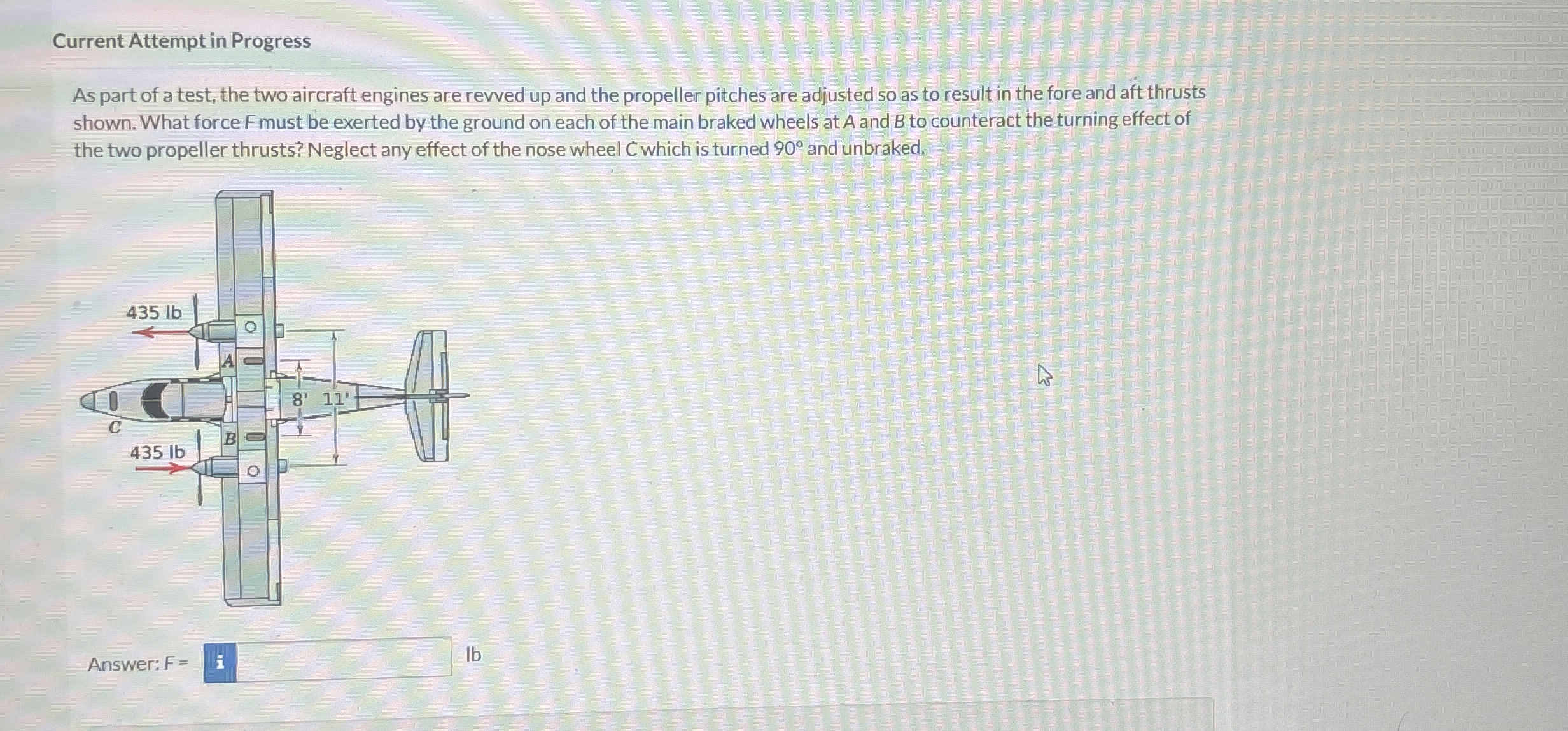 Current Attempt in Progress As part of a test,