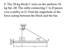 The 2 0 - k g block C rests on the uniform 1 0 -