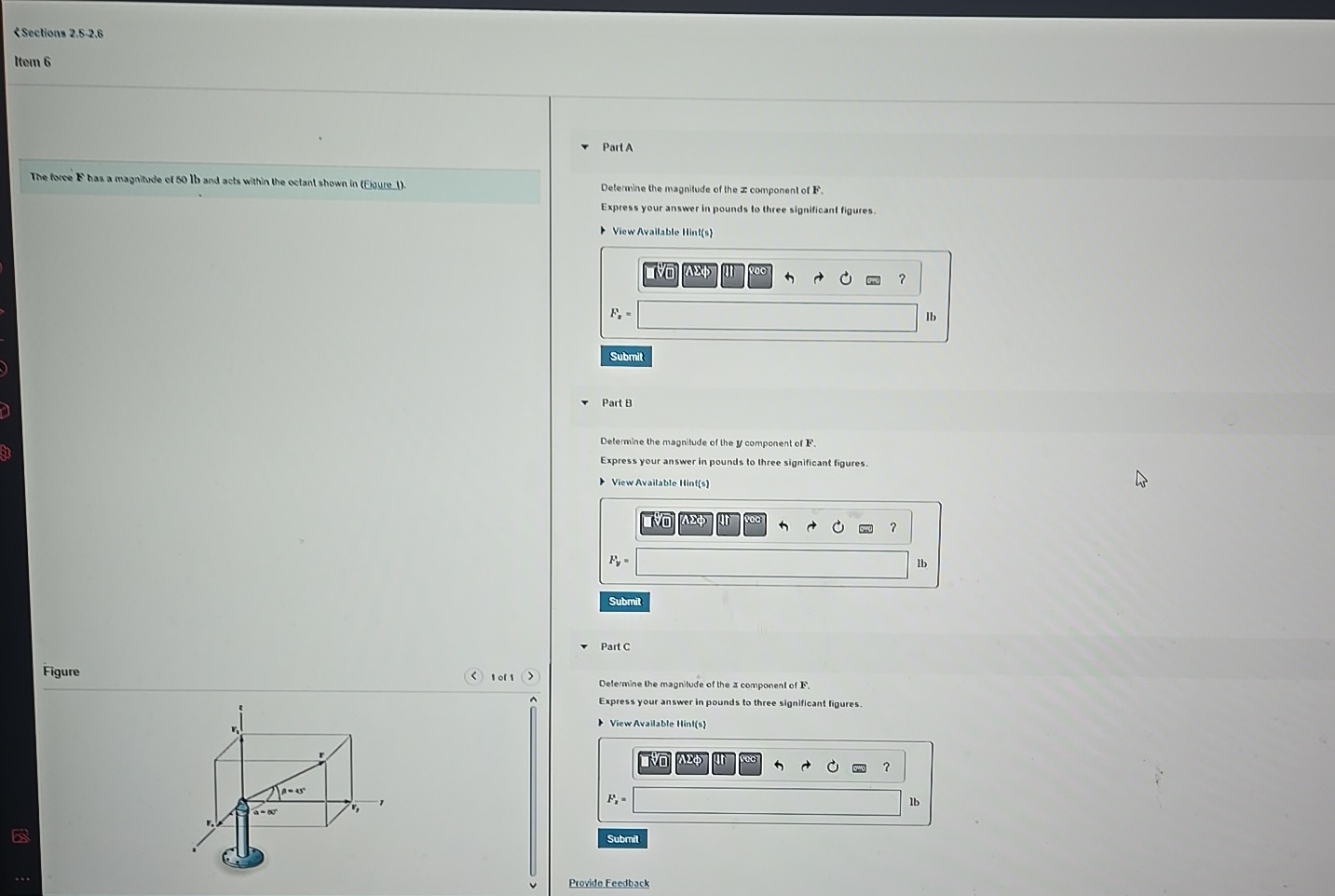 Sections 2 . 5 - 2 . 6 Item 6 Determine the