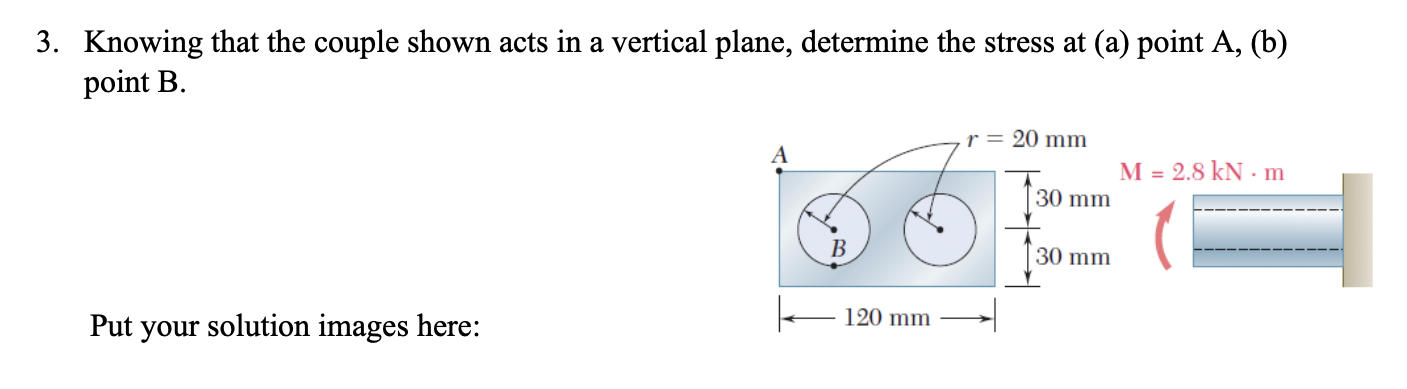 3 . Knowing that the couple shown acts in a