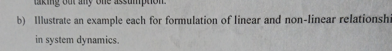 b ) Illustrate an example each for formulation of