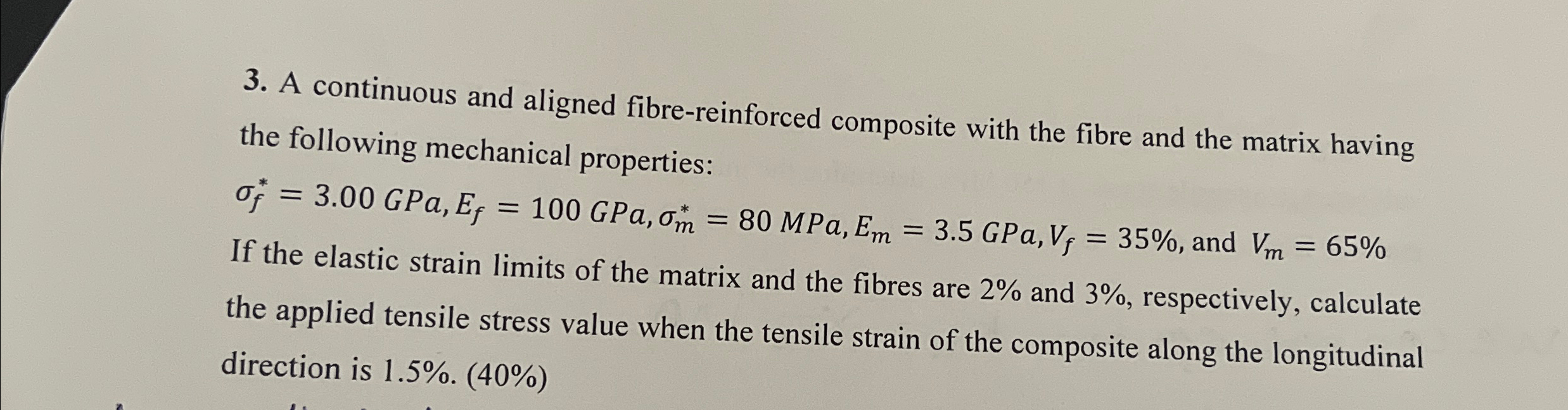 A continuous and aligned fibre - reinforced