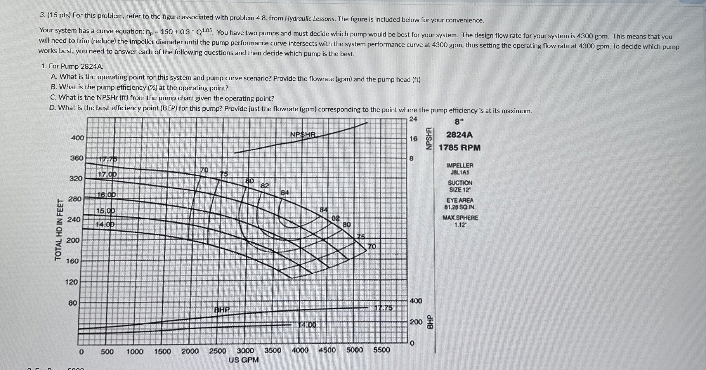 ( 1 5 pts ) For this problem, refer to the figure