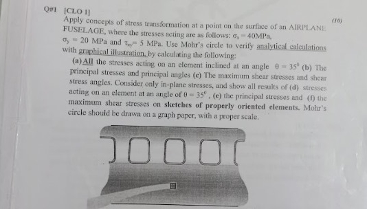QH 1 [ CLO 1 ] Apply concepts of stress