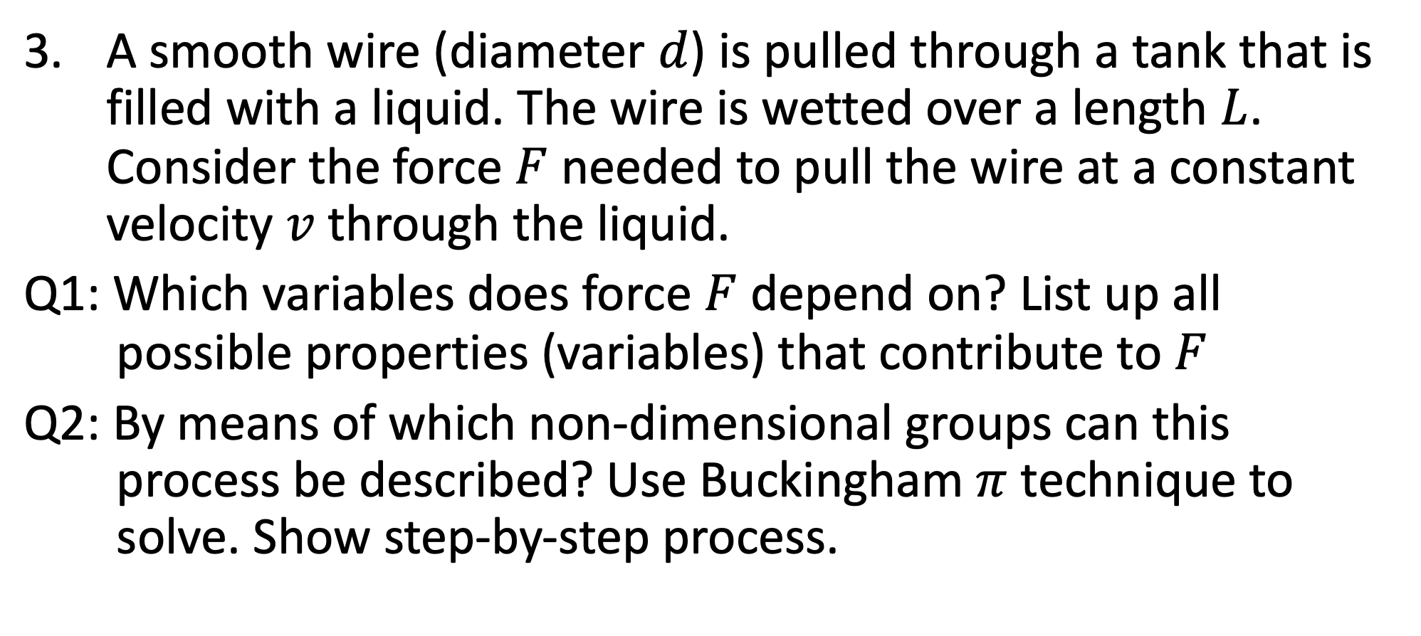 3 . A smooth wire ( diameter \ ( d \ ) ) is
