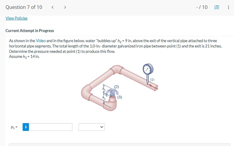View Policies Current Attempt in Progress As