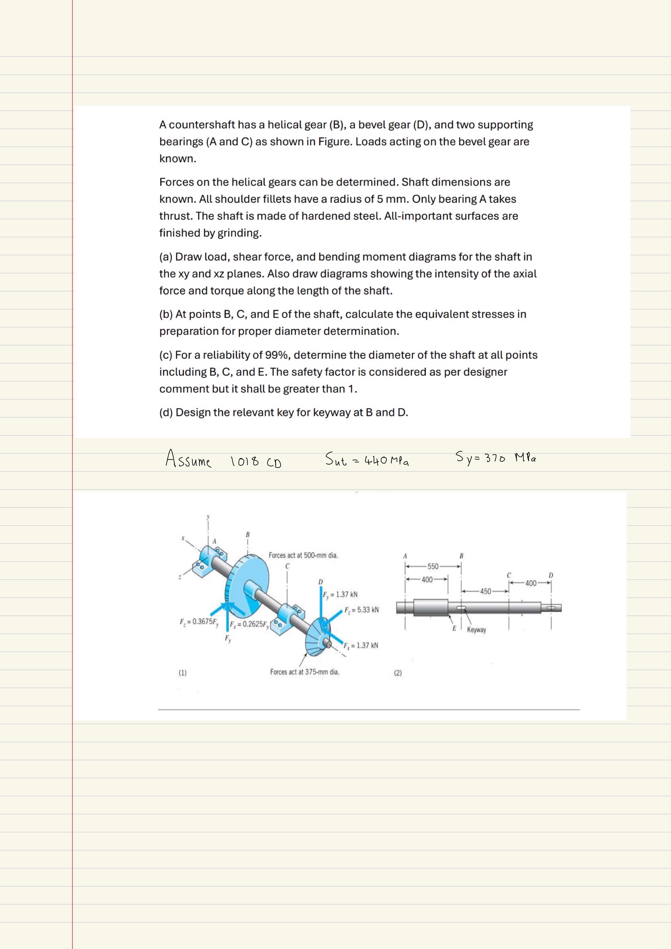 Can you please solve with values other than just