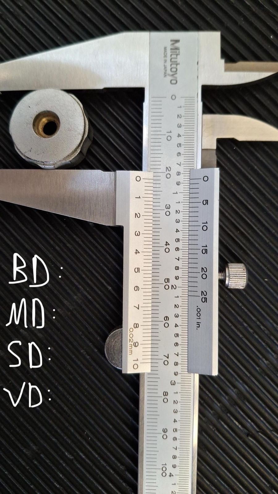 Demostrate BD: MD: SD: VD: