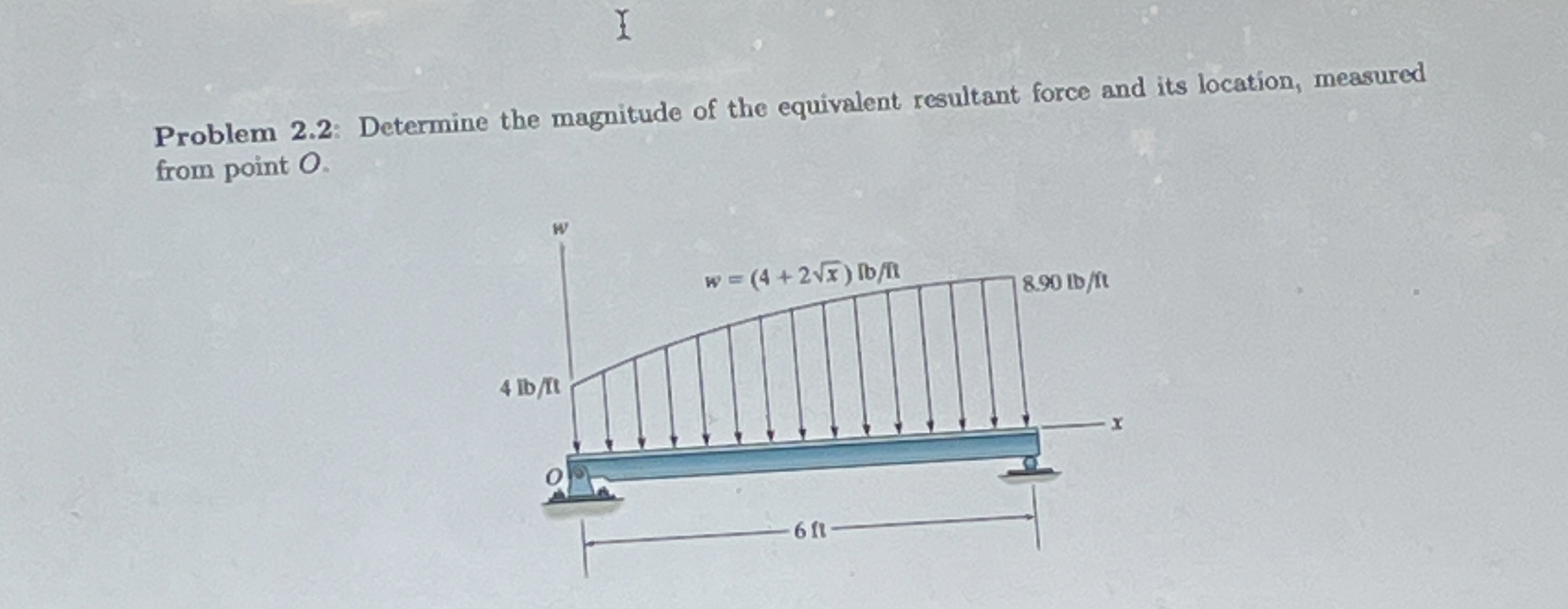Problem 2 . 2 : Determine the magnitude of the