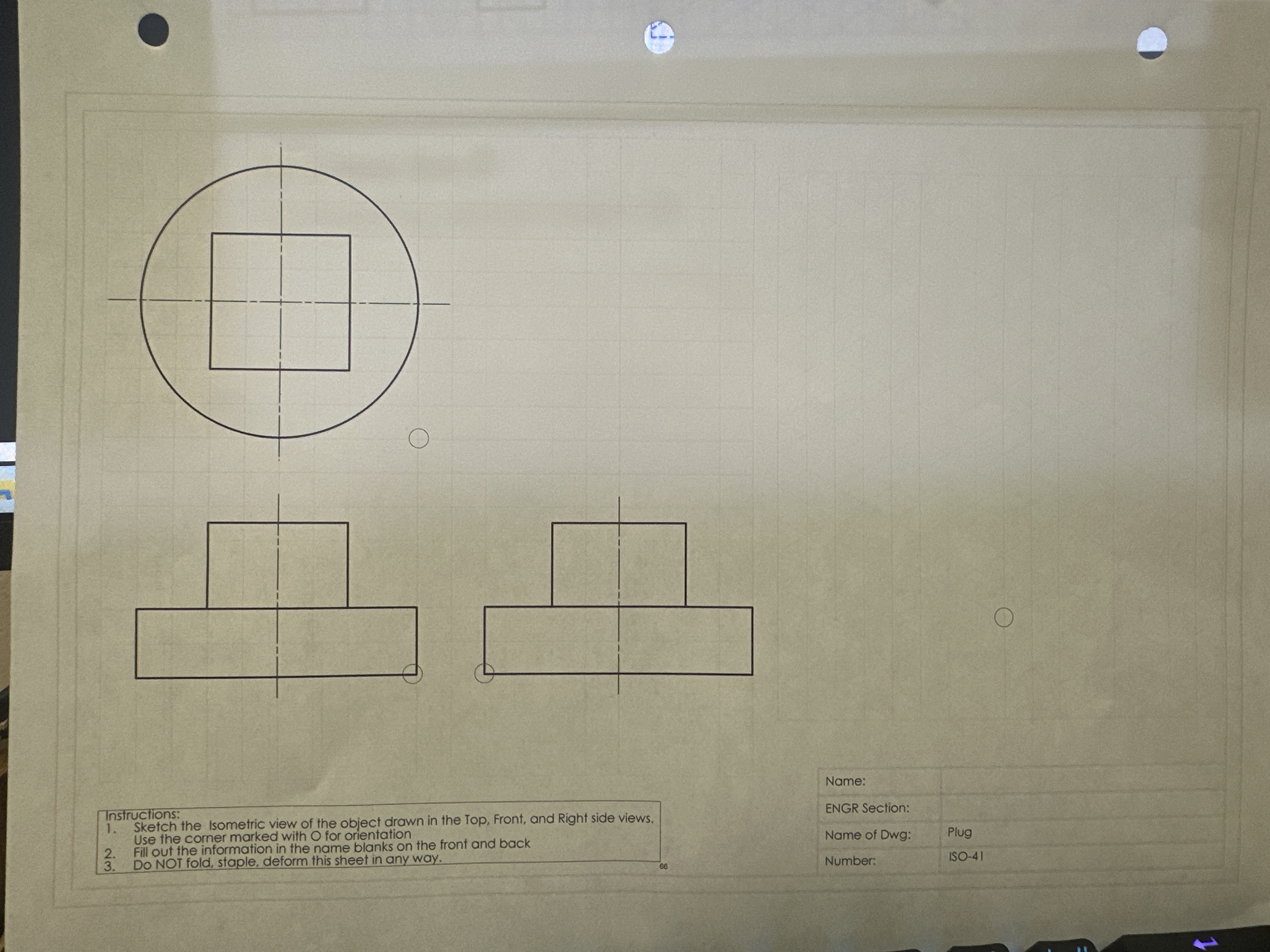 can someone make a video on drawing the isometric
