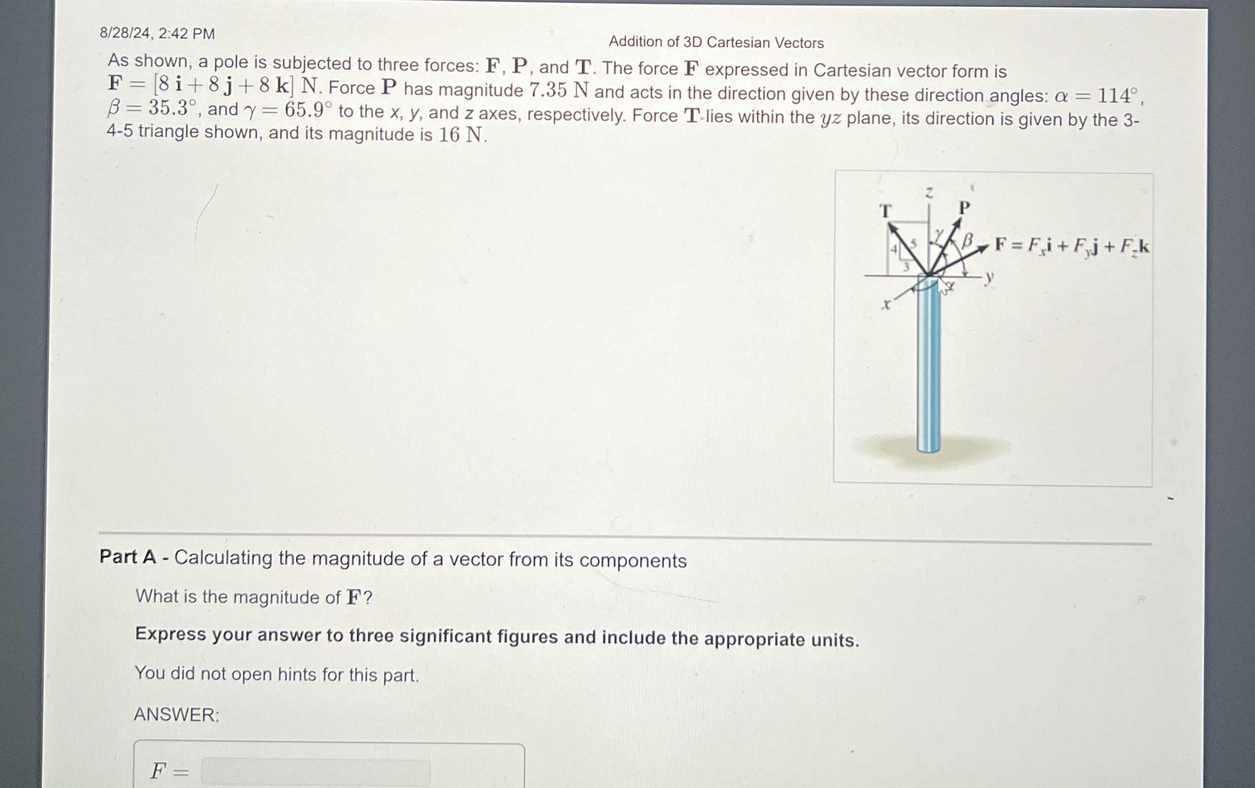 8 / 2 8 / 2 4 , 2 : 4 2 PM Addition of 3 D