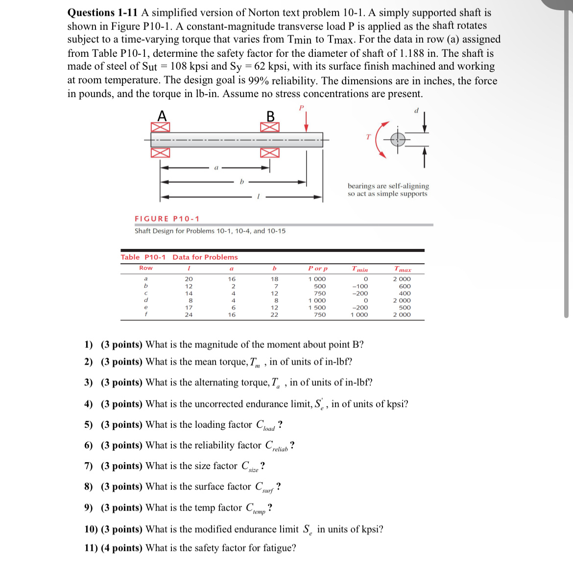 Questions 1 - 1 1 A simplified version of Norton